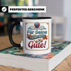 Für Deine Zukunft Alles Gute Tasse, Abschiedsgeschenk Kolleg – Schwarz [farbe:schwarz]