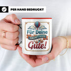 Für Deine Zukunft Alles Gute Tasse, Abschiedsgeschenk Kolleg – Rot [farbe:rot]