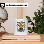 Elektriker Tasse - Ruhig Bleiben Keine Panik Strom Beruf Elektrikergeschenke - Elektrikermeister Kaffeetasse für Männer