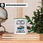 Kreuzfahrt Tasse mit Spruch Leben ohne Kreuzfahrt sinnlos, G – Grün [farbe:grün]