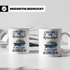 Kreuzfahrt Tasse mit Spruch Leben ohne Kreuzfahrt sinnlos, G – Weiß [farbe:weiß]