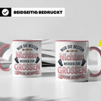 Große Cousine Tasse für Nichte | Beförderung zur Cousine | G – Rosa [farbe:rosa]