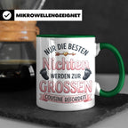 Große Cousine Tasse für Nichte | Beförderung zur Cousine | G – Grün [farbe:grün]