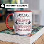Große Cousine Tasse für Nichte | Beförderung zur Cousine | G – Rot [farbe:rot]