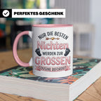 Große Cousine Tasse für Nichte | Beförderung zur Cousine | G – Rosa [farbe:rosa]