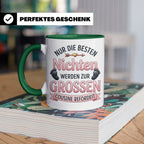 Große Cousine Tasse für Nichte | Beförderung zur Cousine | G – Grün [farbe:grün]