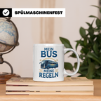 Busfahrer Tasse mit Spruch Mein Bus Meine Regeln, Geschenk f – Weiß [farbe:weiß]