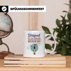 Dirigent Tasse mit Spruch Problemlöser Geschenk für Orcheste – Weiß [farbe:weiß]