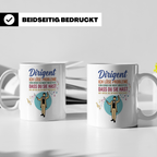 Dirigent Tasse mit Spruch Problemlöser Geschenk für Orcheste – Weiß [farbe:weiß]