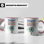 Dirigent Tasse mit Spruch Problemlöser Geschenk für Orcheste – Rosa [farbe:rosa]