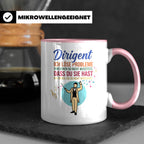 Dirigent Tasse mit Spruch Problemlöser Geschenk für Orcheste – Rosa [farbe:rosa]