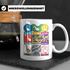 Gans Tasse mit lustigem Wortspiel Spruch, Kaffeetasse für Bü – Weiß [farbe:weiß]