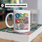 Gans Tasse mit lustigem Wortspiel Spruch, Kaffeetasse für Bü – Weiß [farbe:weiß]