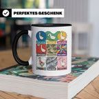 Gans Tasse mit lustigem Wortspiel Spruch, Kaffeetasse für Bü – Schwarz [farbe:schwarz]