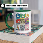 Gans Tasse mit lustigem Wortspiel Spruch, Kaffeetasse für Bü – Grün [farbe:grün]