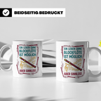 Blockflöte Tasse mit Spruch Ein Leben ohne Blockflöte sinnlo – Weiß [farbe:weiß]