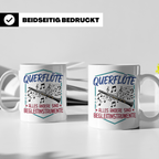 Querflöte Tasse mit Spruch Alles andere sind Begleitinstrume – Weiß [farbe:weiß]