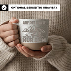 Wander Tasse Auf der Karte waren es nur 2cm - Lustiges Geschenk für Be – Bild 2