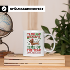 Dackel Tasse Weihnachten lustig Wiener Dog Spruch "It's the  – Weiß [farbe:weiß]