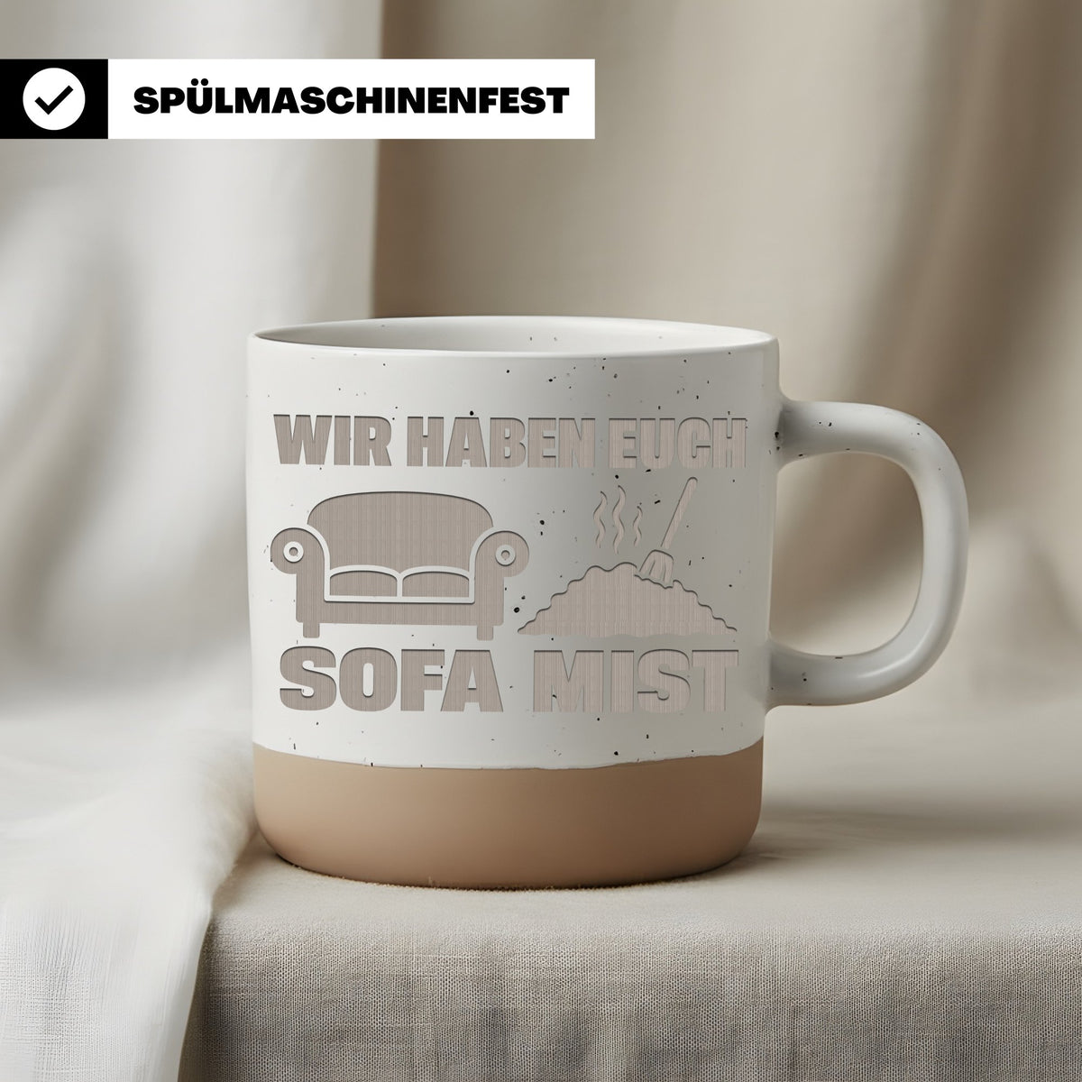 Sofa Mist Tasse Wir Haben Euch So Vermisst - Lustiges Geschenk für Kol – Bild 3