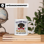 Dackel Tasse Ich kann nicht mein Dackel hat nein gesagt | Lu – Weiß [farbe:weiß]