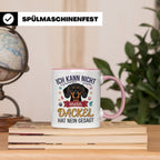 Dackel Tasse Ich kann nicht mein Dackel hat nein gesagt | Lu – Rosa [farbe:rosa]