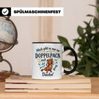 Dackel Tasse "Mich gibt es nur im Doppelpack" Langhaardackel – Schwarz [farbe:schwarz]