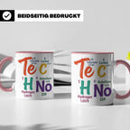 Techno Tasse Periodensystem Te C H No Spruch, Geschenk für R – Rosa [farbe:rosa]