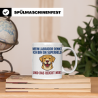Labrador Tasse mit Spruch Superheld | Geschenk für Labbi Bes – Weiß [farbe:weiß]