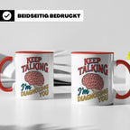 Psychologen Tasse Keep Talking I'm Diagnosing You | Geschenk – Rot [farbe:rot]