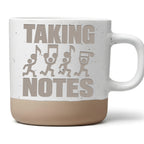 Musik Tasse Taking Notes - Lustiges Geschenk für Musiker - Noten Worts – Bild 1