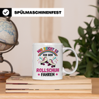 Rollschuh Tasse "Mir reicht es" | Lustiger Spruch für Skater – Weiß [farbe:weiß]