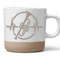Trompete Tasse mit Herzschlag - Lustiges Geschenk für Bläser & Musiker – Bild 1