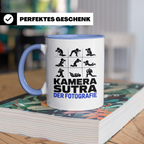 Kamera Sutra Tasse - Fotografie Stellungen Geschenk - Lustiges Fotografen Zubehör für Foto Liebhaber, Kamera Equipment Gadget Geschenkidee