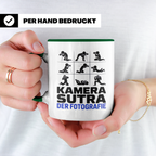 Kamera Sutra Tasse - Fotografie Stellungen Geschenk - Lustiges Fotografen Zubehör für Foto Liebhaber, Kamera Equipment Gadget Geschenkidee