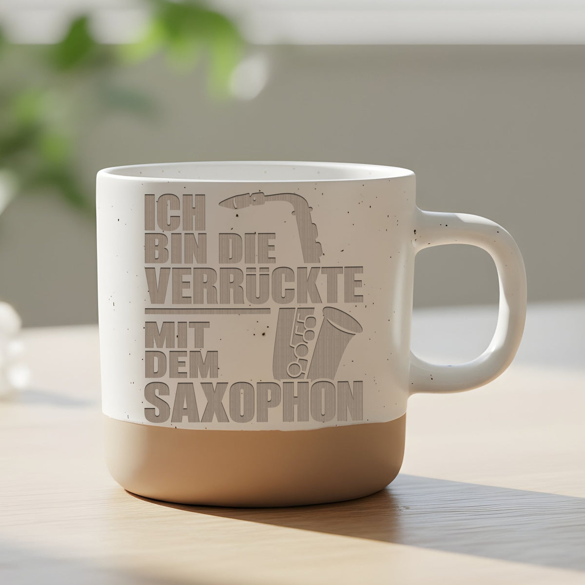Saxophon Tasse Ich bin die Verrückte - Lustiges Geschenk für Saxophoni – Bild 6