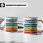 Raumausstatter Stundenlohn Tasse, lustiger Handwerker Spruch – Rosa [farbe:rosa]