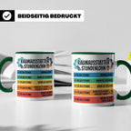 Raumausstatter Stundenlohn Tasse, lustiger Handwerker Spruch – Grün [farbe:grün]