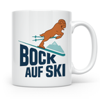 Bock auf Ski Tasse lustig für Skifahrer & Wintersportler | K – Weiß [farbe:weiß]