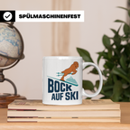 Bock auf Ski Tasse lustig für Skifahrer & Wintersportler | K – Weiß [farbe:weiß]