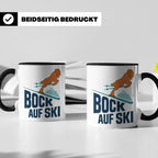 Bock auf Ski Tasse lustig für Skifahrer & Wintersportler | K – Schwarz [farbe:schwarz]