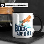 Bock auf Ski Tasse lustig für Skifahrer & Wintersportler | K – Schwarz [farbe:schwarz]