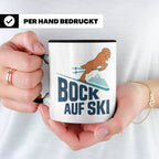 Bock auf Ski Tasse lustig für Skifahrer & Wintersportler | K – Schwarz [farbe:schwarz]