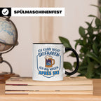 Après Ski Tasse mit Spruch Ich kann nicht Skifahren. Geschen – Schwarz [farbe:schwarz]
