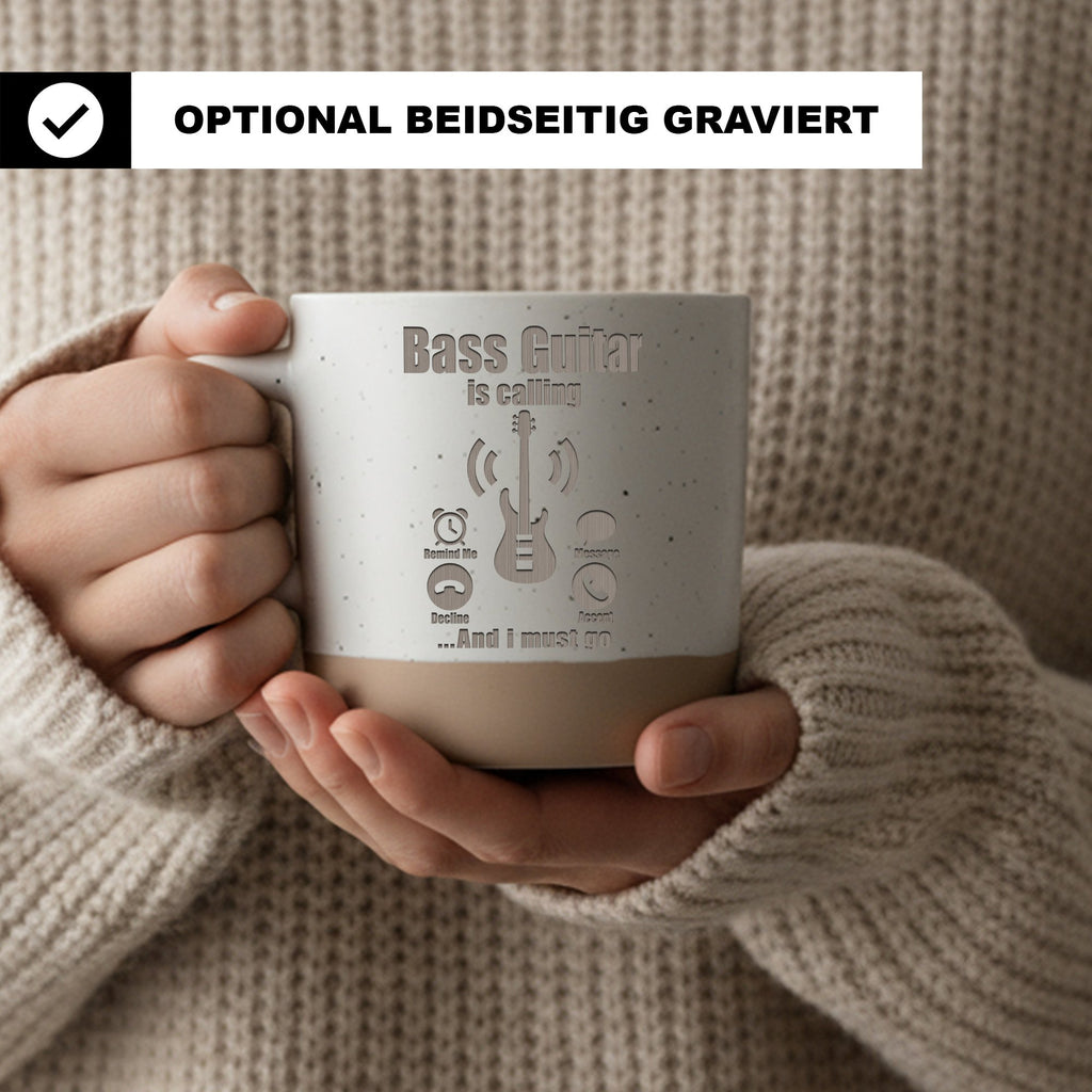 Bassgitarre Tasse Is Calling And I Must Go - Lustiges Geschenk für Bas – Bild 2