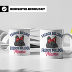 Französische Bulldogge Tasse für Mama, Frenchie Frauchen Ges – Weiß [farbe:weiß]