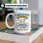 Labrador Tasse 5 Sterne Bewertung, lustiger Spruch für Hunde – Weiß [farbe:weiß]