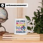 Frenchie Tasse mit Spruch Leben ohne Frenchie sinnlos, Gesch – Weiß [farbe:weiß]