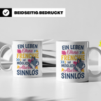 Frenchie Tasse mit Spruch Leben ohne Frenchie sinnlos, Gesch – Weiß [farbe:weiß]