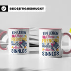 Frenchie Tasse mit Spruch Leben ohne Frenchie sinnlos, Gesch – Rosa [farbe:rosa]